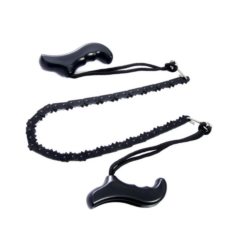 Outdoor Portable Pocket Hand Saw Camping Survival Chainsaw Garden Logging EDC Tools with Durable Plastic Handles