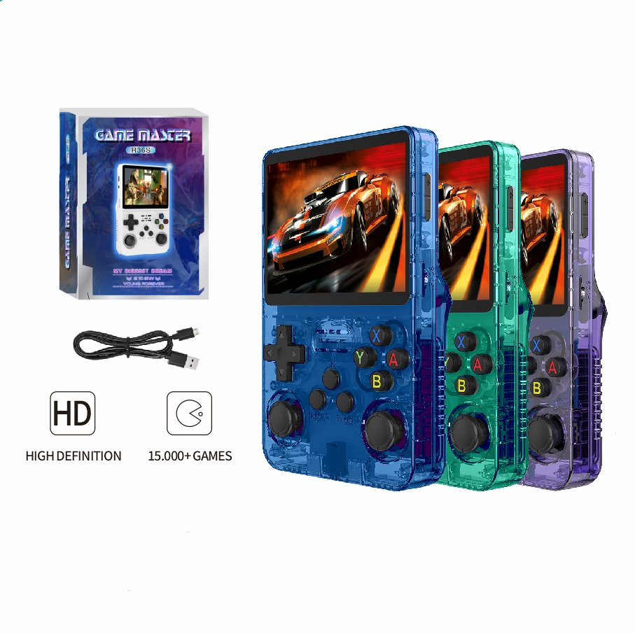 Factory Price R36s Portable Handheld Video Game Player Console with 15000 Games