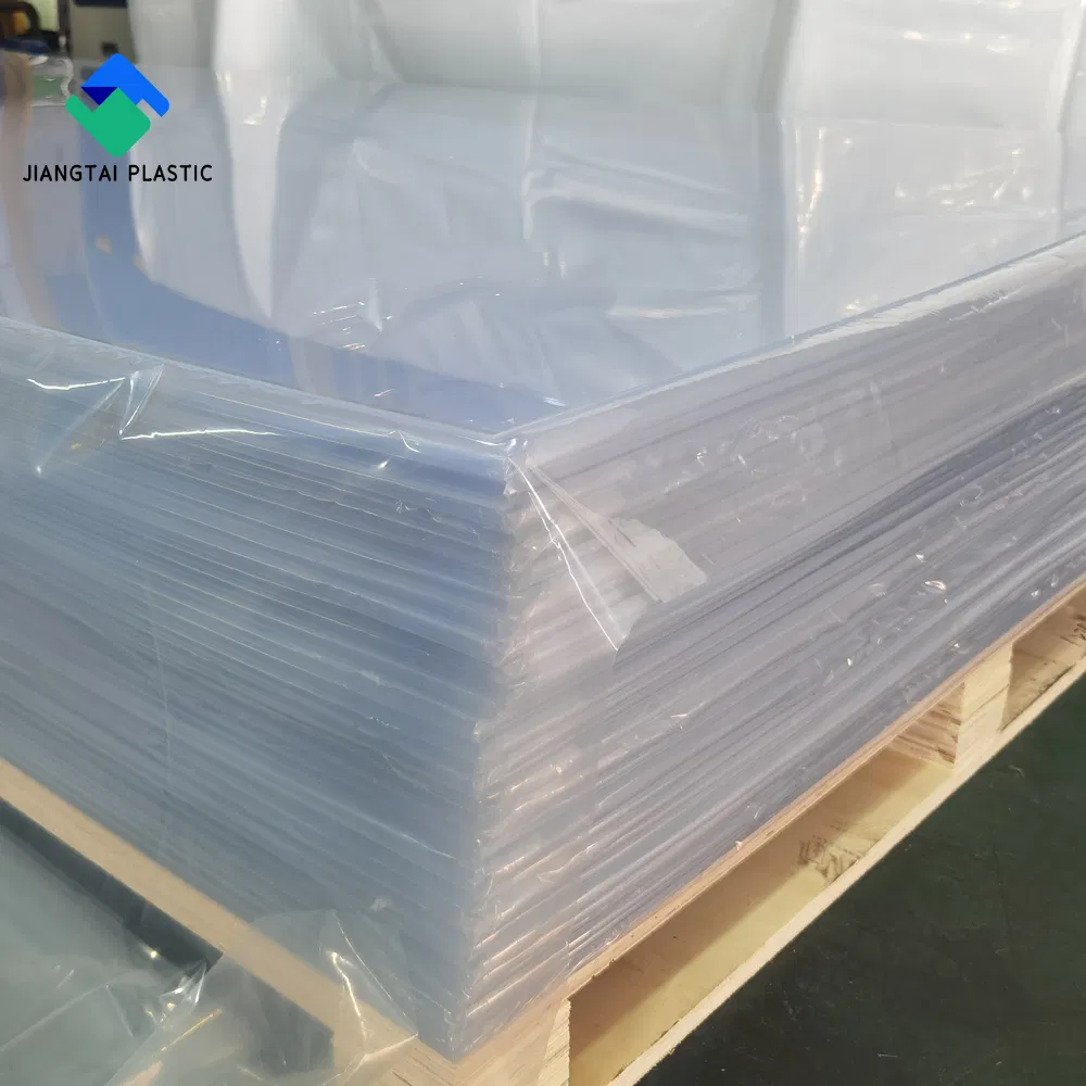 Jiangtai Plastic 0.15mm Clear Transparent PVC Rigid Sheet for Packing