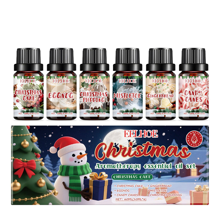 Wholesale Natural Aromatherapy Essential Oil 100% Pure 10ml* 6 Perfume Christmas Gift Aromatherapy Oils