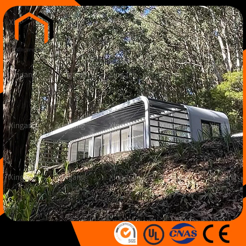 Luxury Container House Balconies Modular Prefabricated Modular Houses Portable Mobile Prefabricated Apple Cabin Modular Prefabricated House