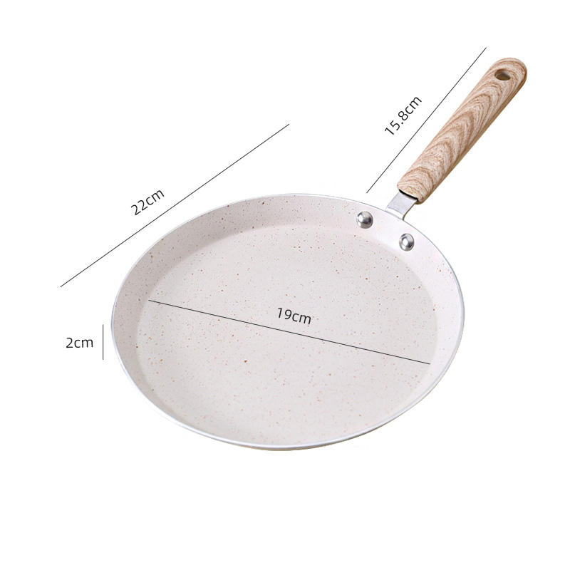 Hot Sale Classic Design Aluminum Round Fry Pan Non-Stick Egg Cooking Cookware Induction Compatible for Kitchen Use