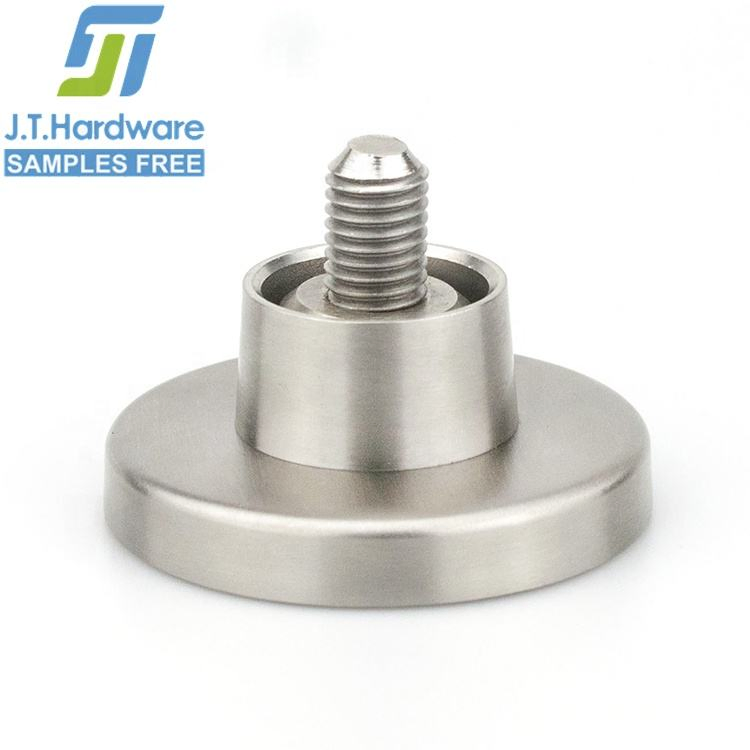 304 Stainless Steel Wall Mounted Toilet Partition Fittings Cubicle Fixing Holder Brackets Tube Support
