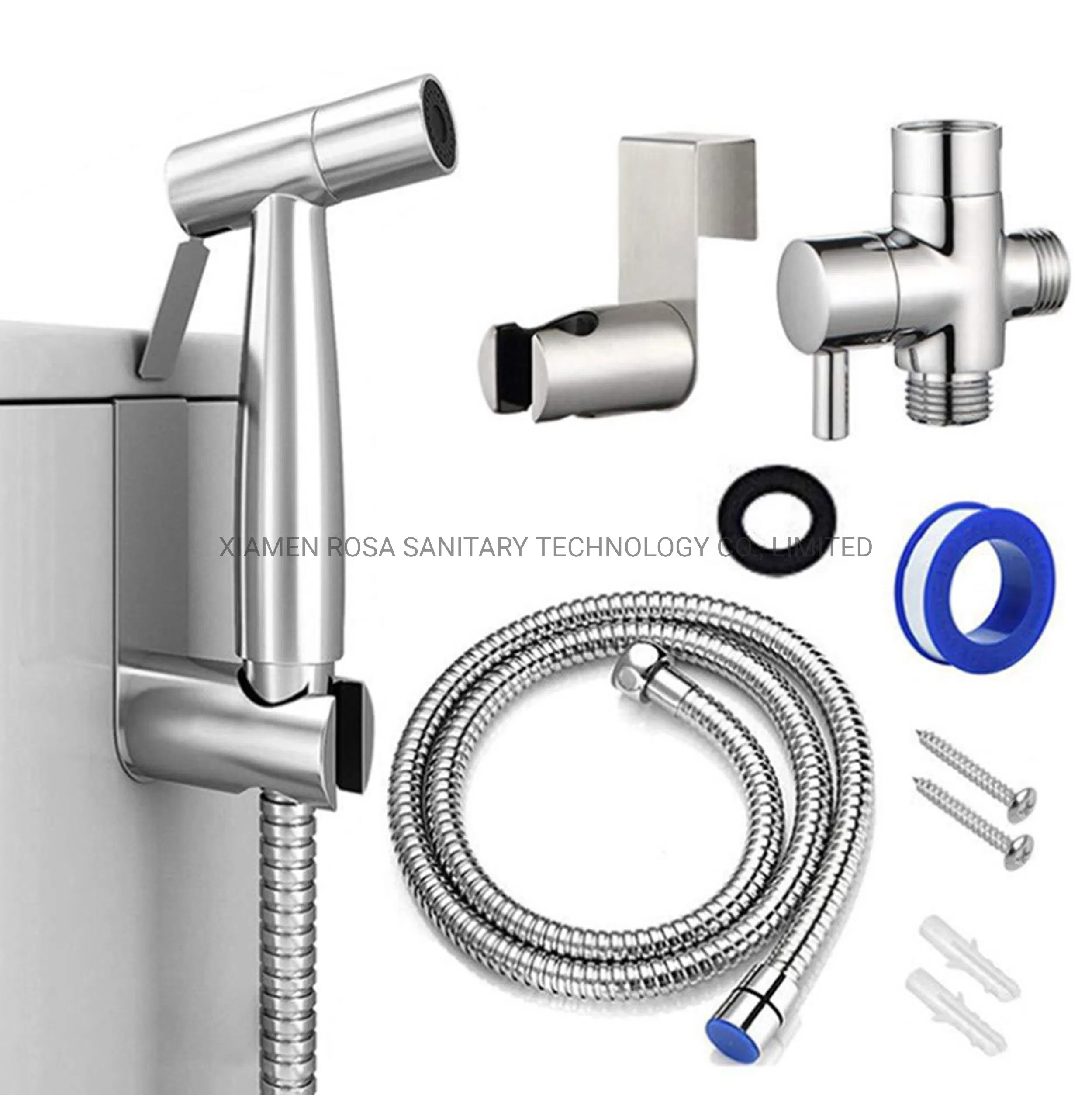 Amazon Hot Sales Stainless Steel 304 Bidet Spray Hand Matte Black Chrome