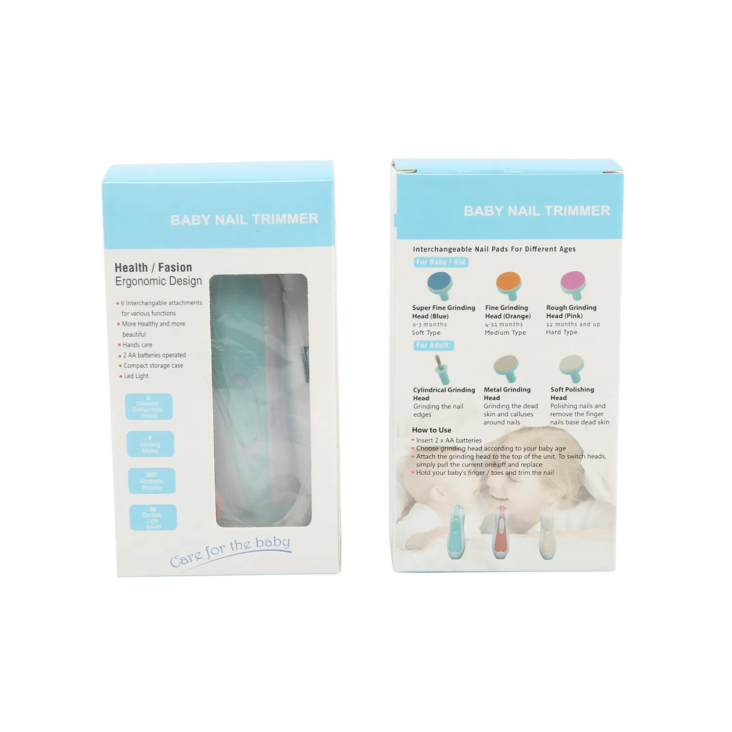 SL-Bm1 Electric Baby Nail Trimmer Safe Grinder