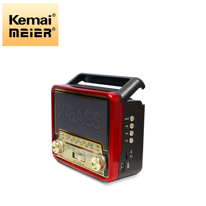 Two Way Built in Speaker Portable Vintage Retro Wooden FM Radio Home Radio Am FM