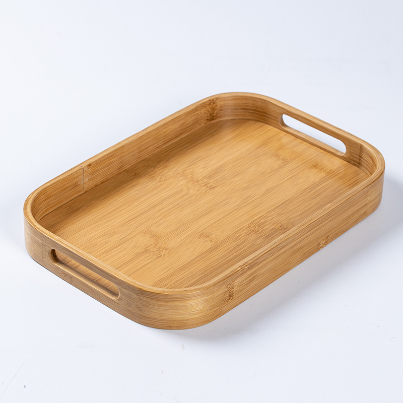 Elegant Bamboo Tea Set Tray for Stylish Gatherings and Events