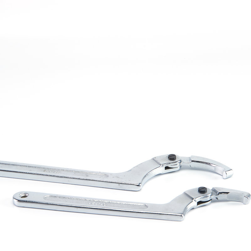 Square Head/Round Head Chromium-Vanadium Steel DIN Union Wrench, Adjustable Hook Wrench, Round