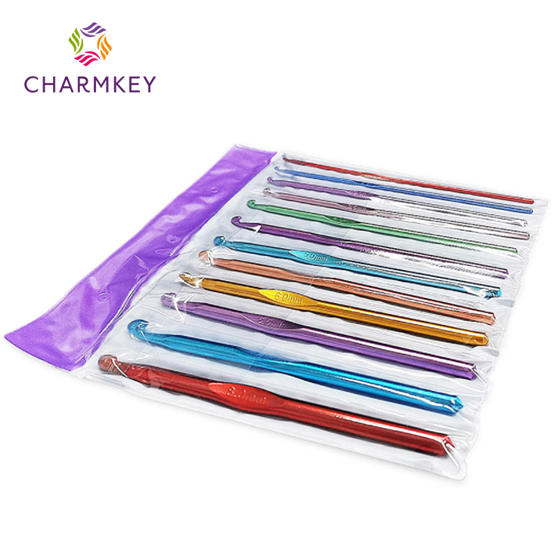 5PCS Crochet Hooks Latch Needle Set for Yarn Weave Craft Carpet Making