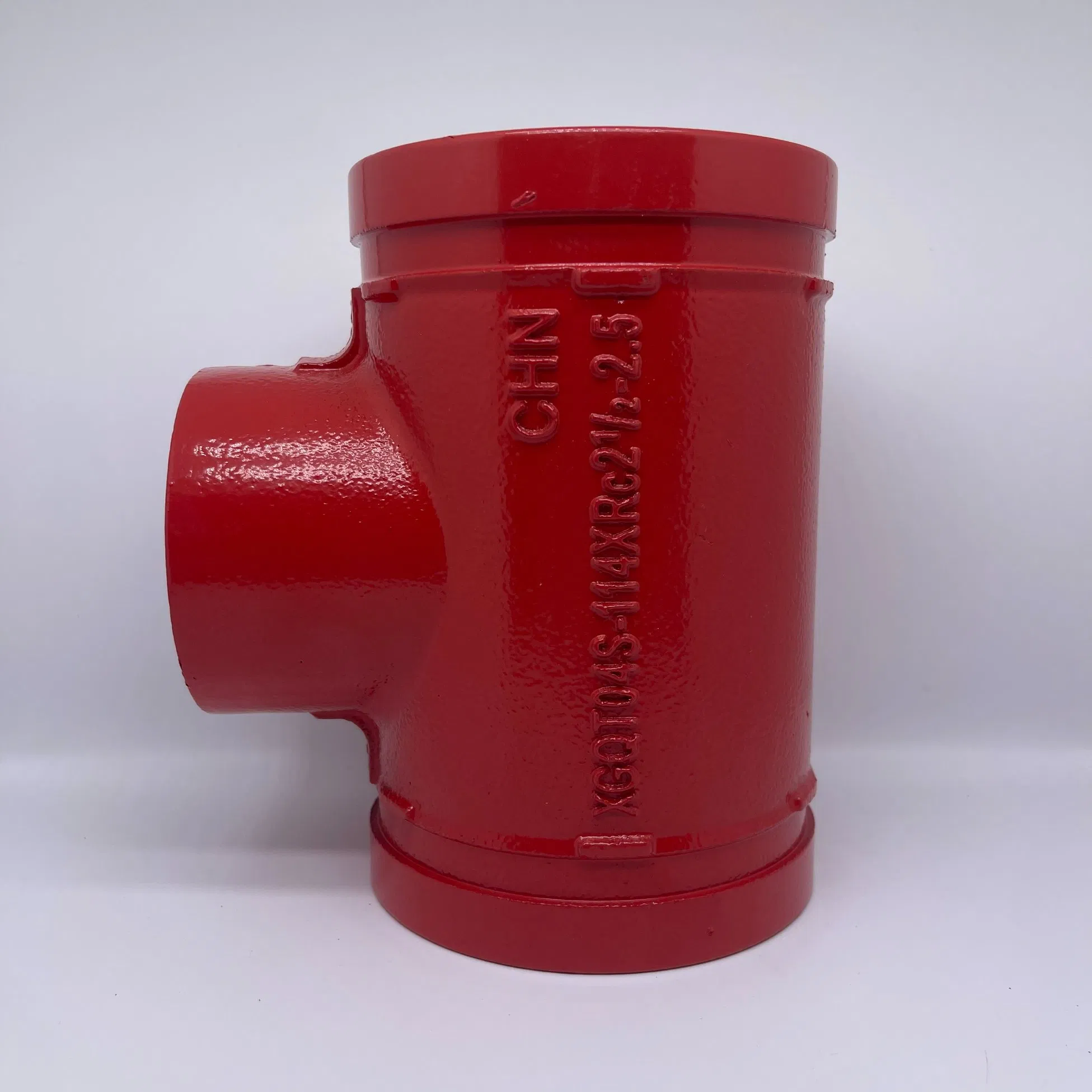 Made in China Price Approved Pipe Fitting Ductile Iron Grooved Equal Cross