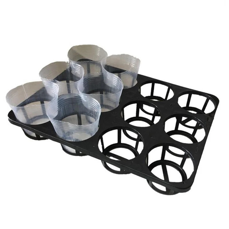 Planter Nursery Pots Plastic Round Flower Pot Cell Seedling Starter Tray Seed Pot Tray