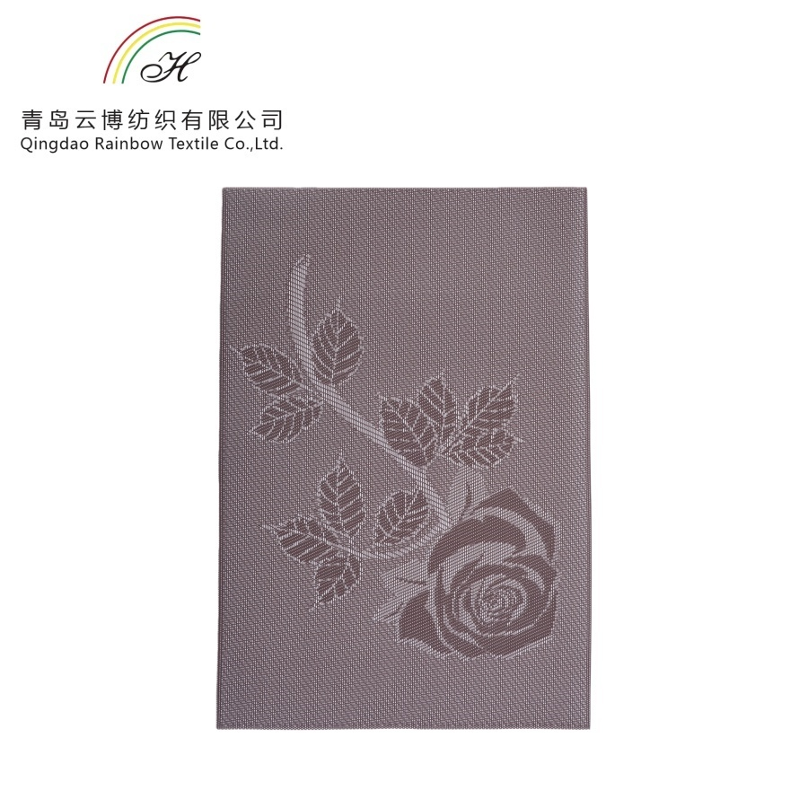 Square Custom Size PVC Polyester Non Slip Dining Wedding Restaurant Table Mat Placemat Price