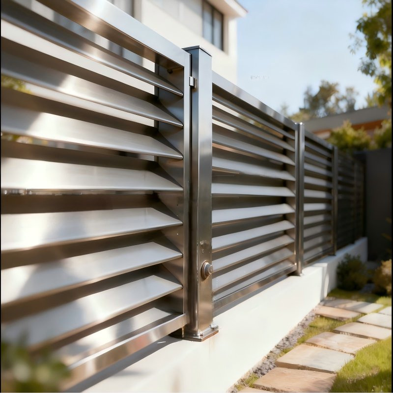 White Aluminum Fence Panels for Villa Backyard Safety Fence