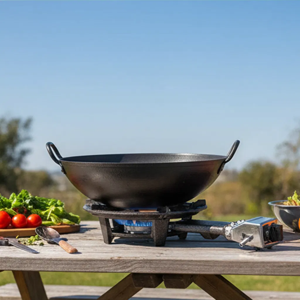 Premium Heavy Duty Cast Iron Pan Support for Gas Stoves