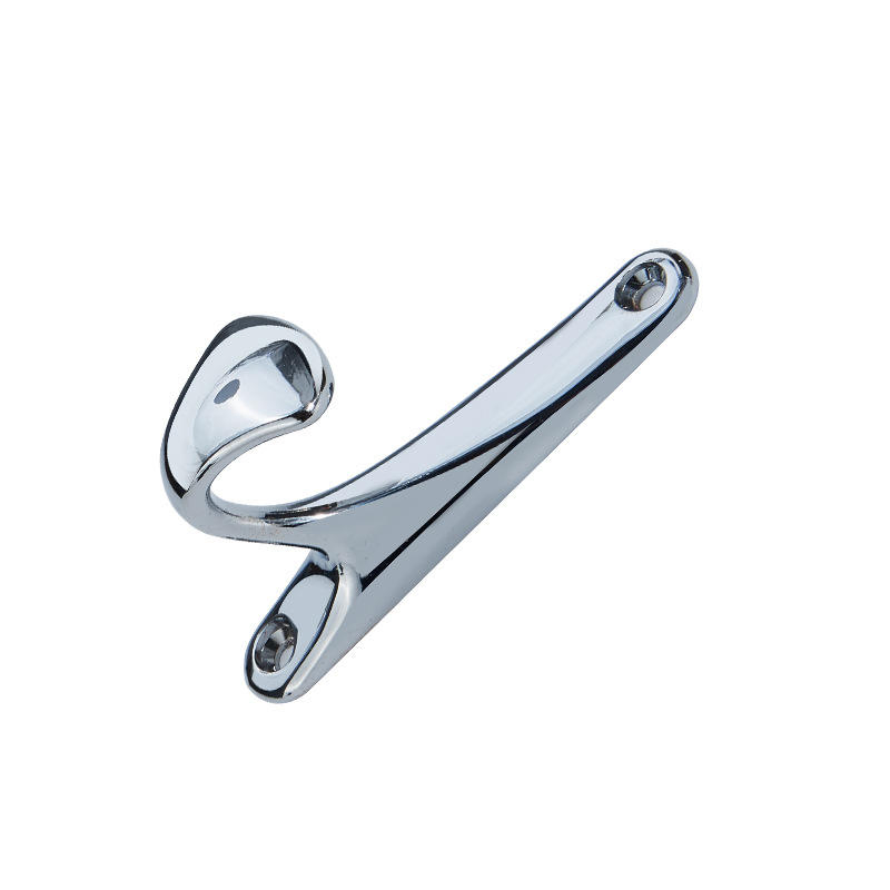 Wholesale Black Single Hanging Zinc Alloy Hole Coat Hook European Style Hook