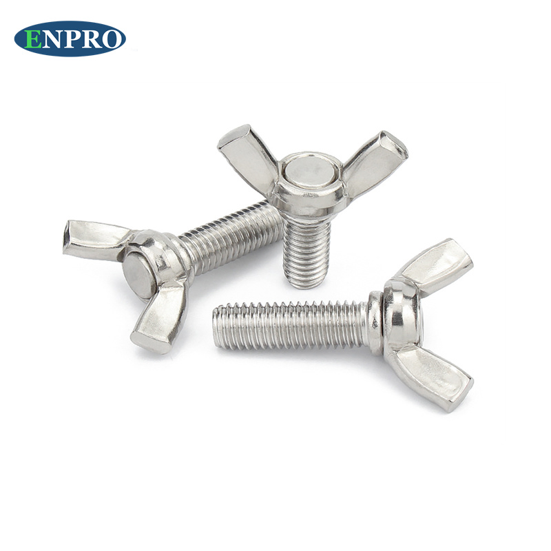 Wholesale Price Stainless Steel Butterfly Wing Screw and Nut