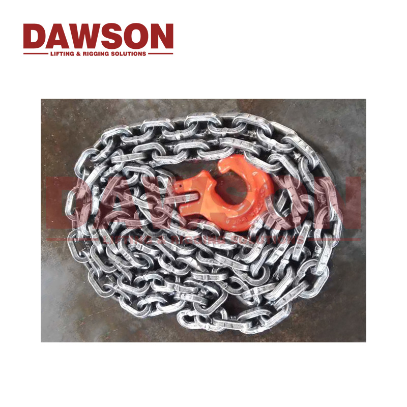 Dawson G100 Grade 100 Logging Chain Chokers with Clevis Forest Hook