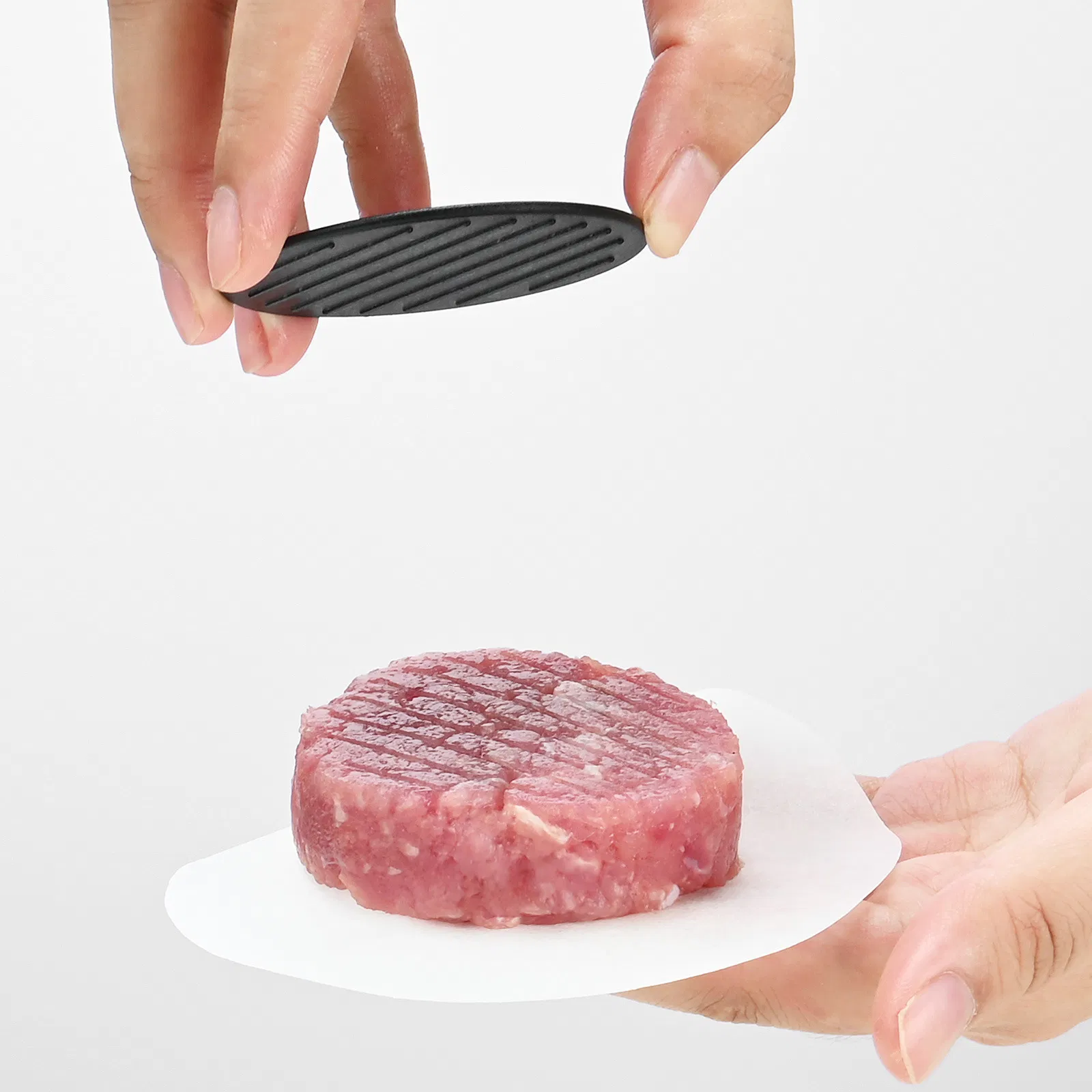 Black 3-in-1 Stuffed Burger Press Bl15863