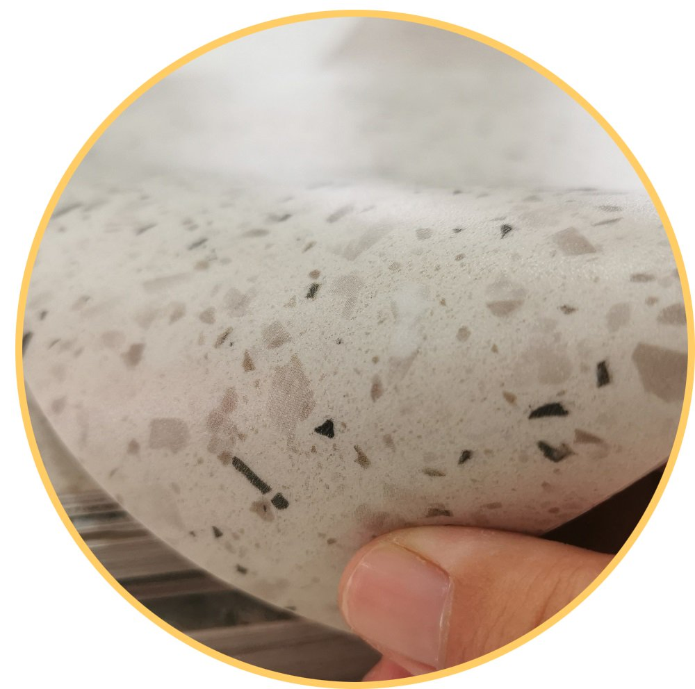 Granite Vinyl Flooring Waterproof Peel and Stick Vinyl Floor Wall Decorate Tile