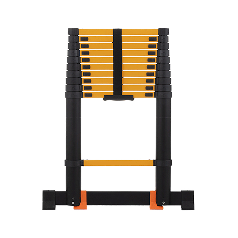 Industrial Household Daily Use Indoor Extension Ladder Load 330lbs Multi-Purpose Aluminum Telescopic Extension Ladder Tall & Blue Telescoping Ladder