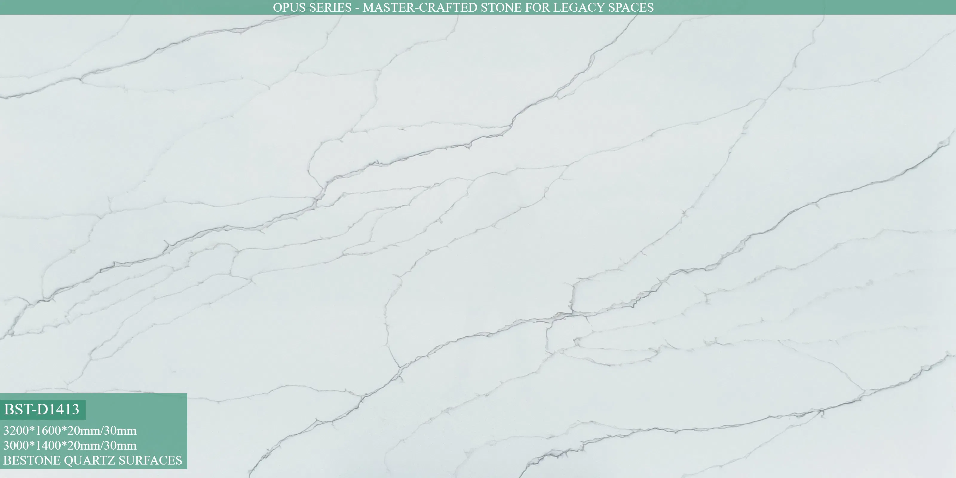 Calacatta Artificial Quartz Stone for Kitchen Countertop and Table Top