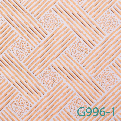 Superior PVC Gypsum Tile Square Edge 595X595mm Meets ISO9001