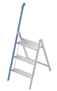 Household Multi-Functional Folding Aluminum Alloy Thickened Three-Step Ladder