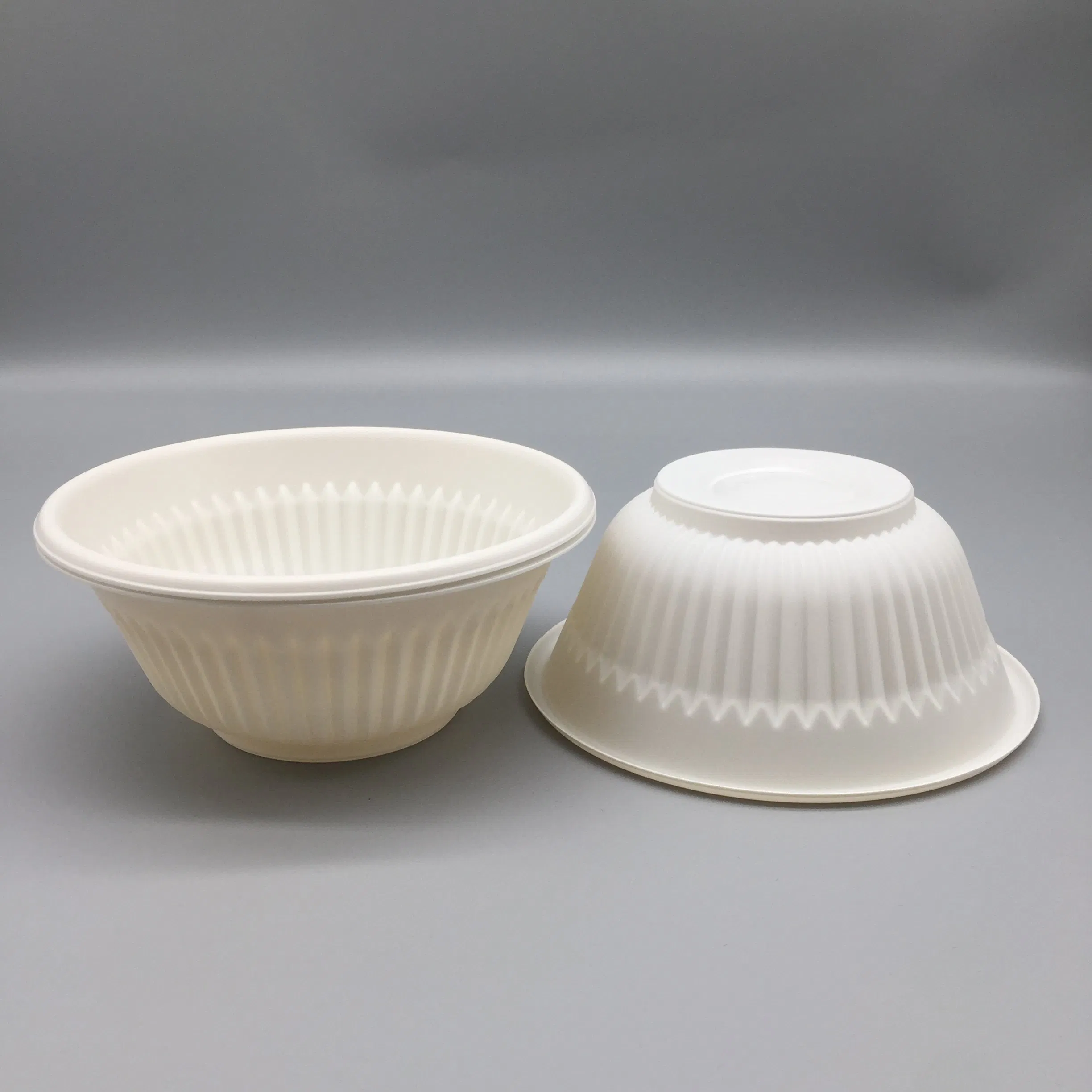 Eco-Friendly Take Away Ramen Salad Fast Food Packaging Biodegradable Bowls Bulk