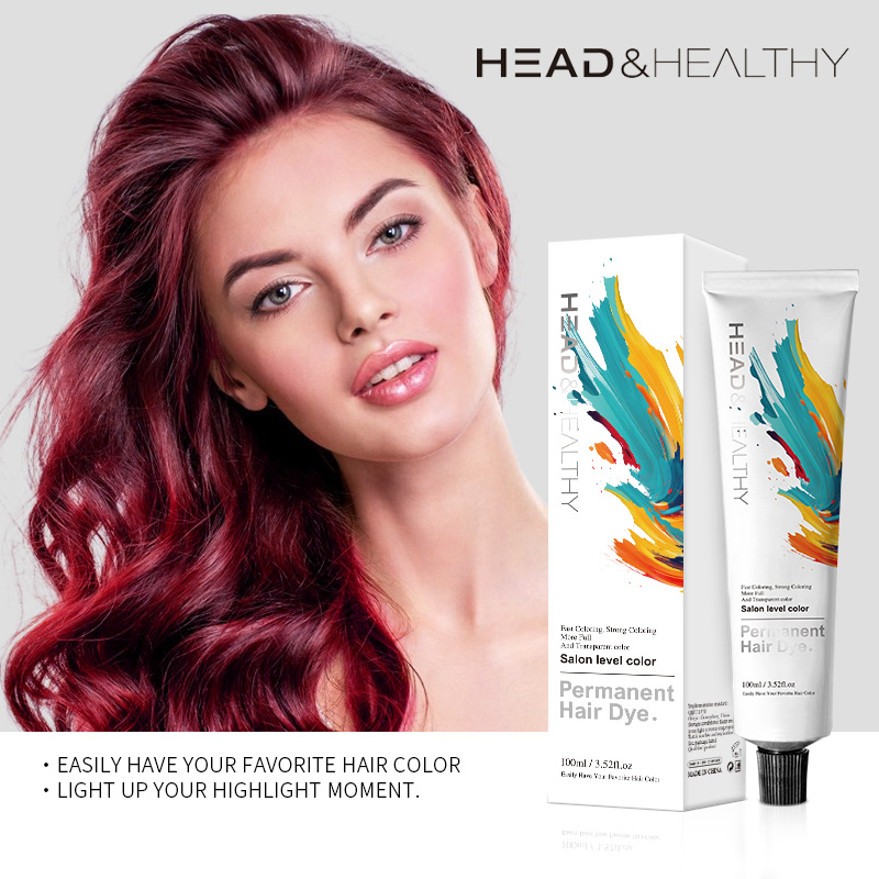 Keratin-Based Permanent Hair Color Dye Cream Herbal Ingredients Unisex Formula Long-Lasting & Safe for All Hair Types
