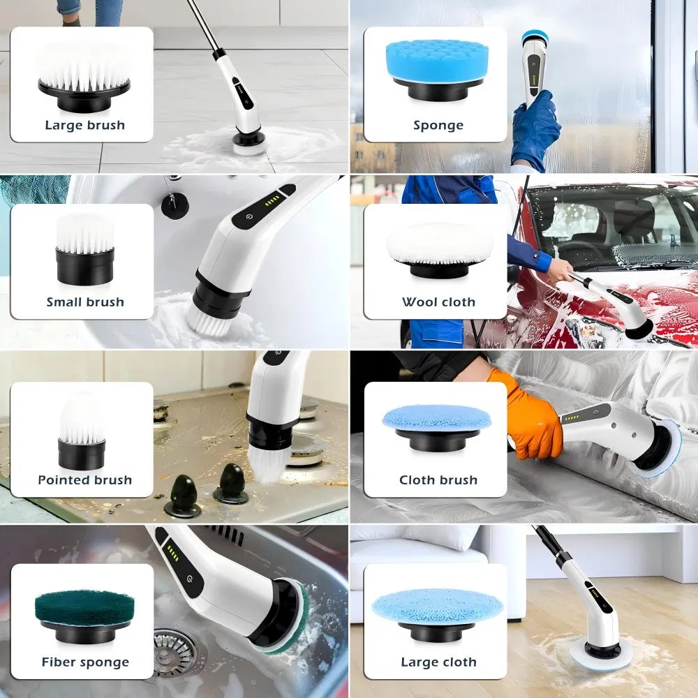 Bathroom Crevice Electric Cleaning Brush Tub and Tile Scrubber Cleaning Products Floor Scrubber Washing Machine