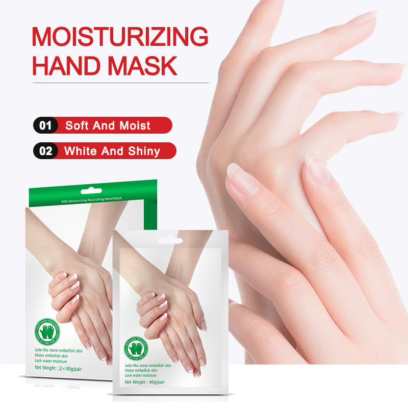 Wholesale OEM/ODM Private Label Moisturizing Nourising Peeling Hydrating Repairing Glove Milk Hand Mask