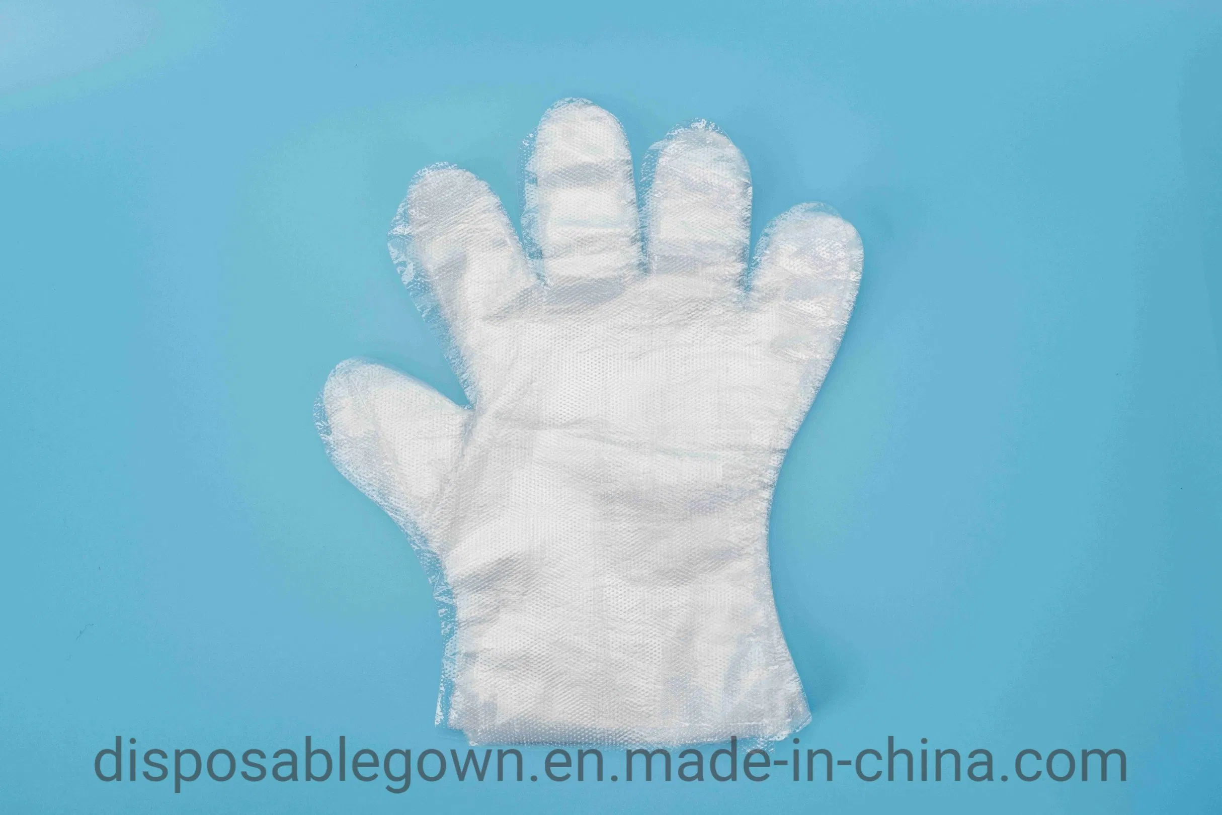 Wholesale Transparent Disposable PE Gloves Factory/Kitchen/Restaurant Non-Toxic Odorless Food-Contact Plastic Gloves