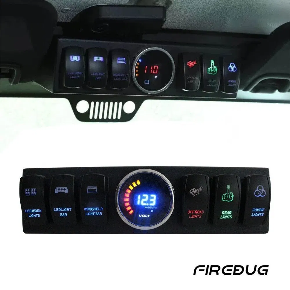 Jeep Wrangler 6-Switch Relay Panel Assembly