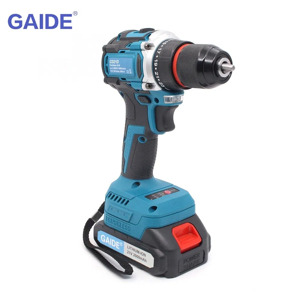 Беспроводная бесщеточная дрель-шуруповерт Gaide