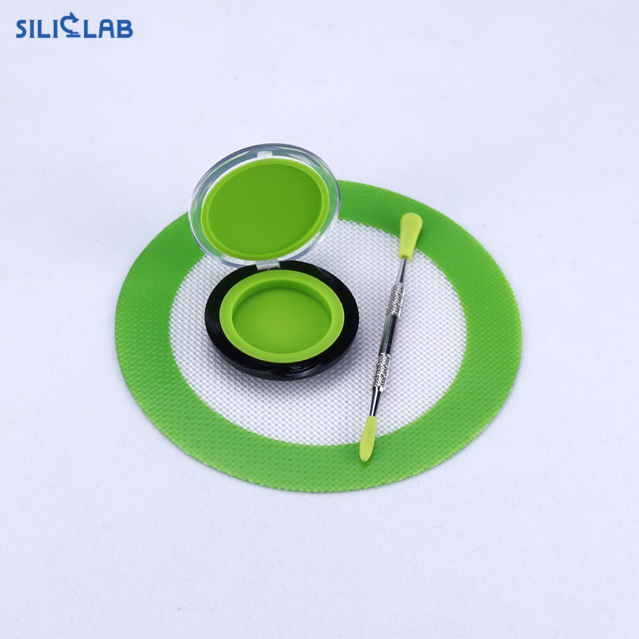 Shell Type Flip Top Cosmetic Cream Silicone Container Wax Jars DAB Containers