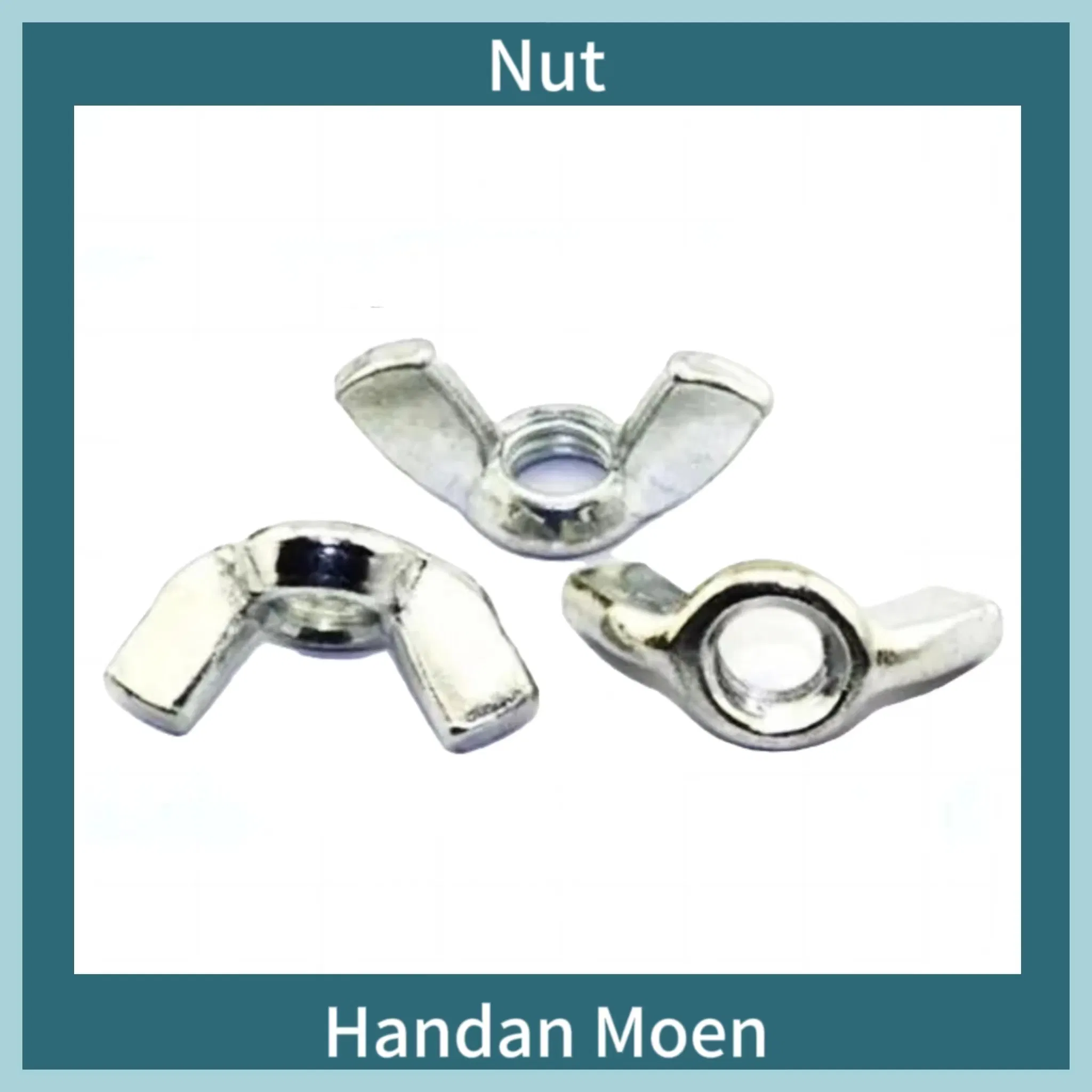 Гайка-бабочка DIN315 оцинкованная, сталь, 4.8 класс