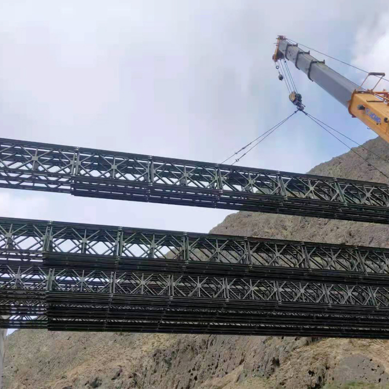 Robust Professional Grade Long Lasting Bailey Steel Structure Bridge for Harsh Environments