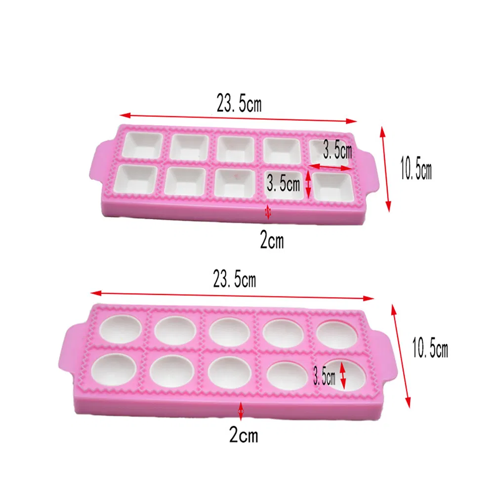 Multifunction Plastic Ravioli Mould DIY Baking Tools Italian Dumplings Mold