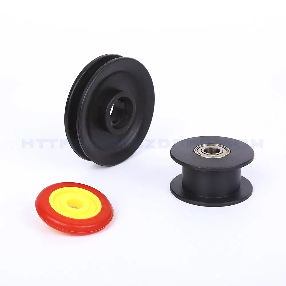 Injection Moulding Overmolding Factory Nylon Plastic Pulley Wheels