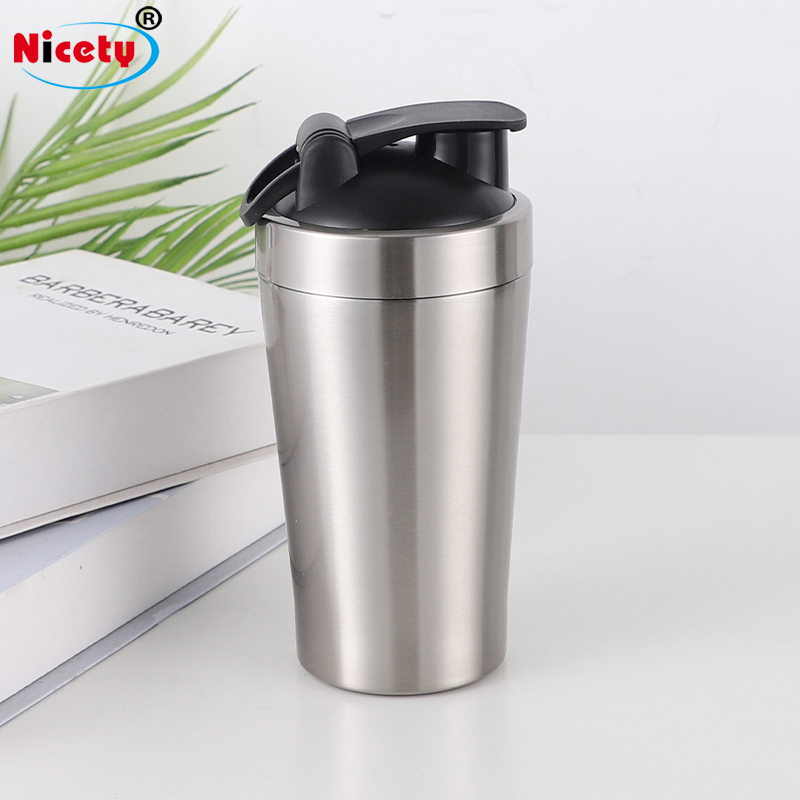 Stainless Steel Gym Protein Shaker Bottle for Sport Outdoor Camping Using
