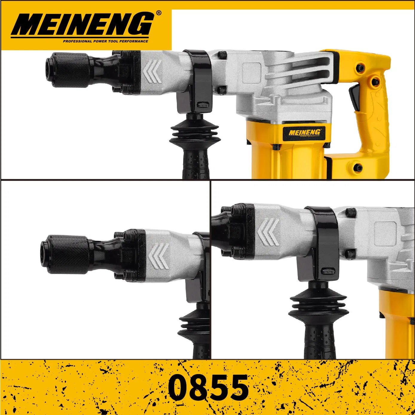 Отбойный молоток PowerPro 0855 профессиональный, 1580Вт, 15Дж