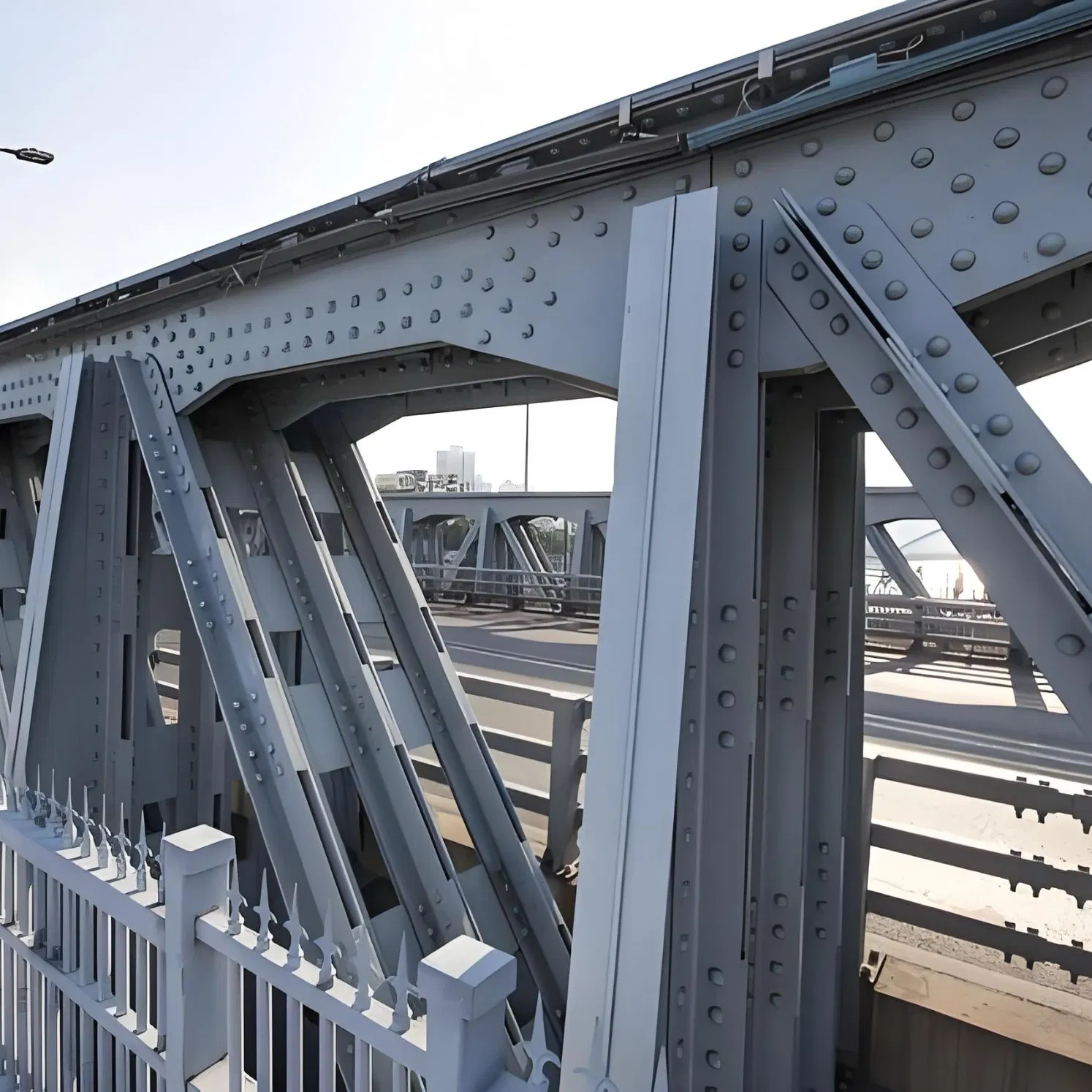 All-Weather Galvanized Steel Structure Bridge for Reliable Access