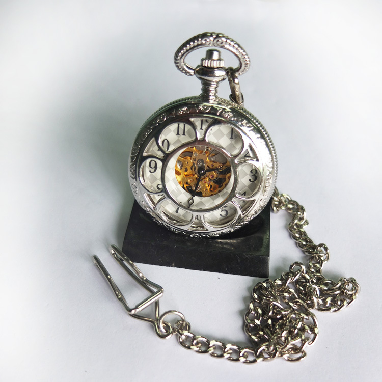 Ladies Fashion Necklace Pendant Pocket Watch with Japan Movement