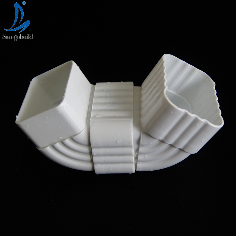 Downspout Machine Brown Rain Pipe PVC Gutter Bracket End Cap