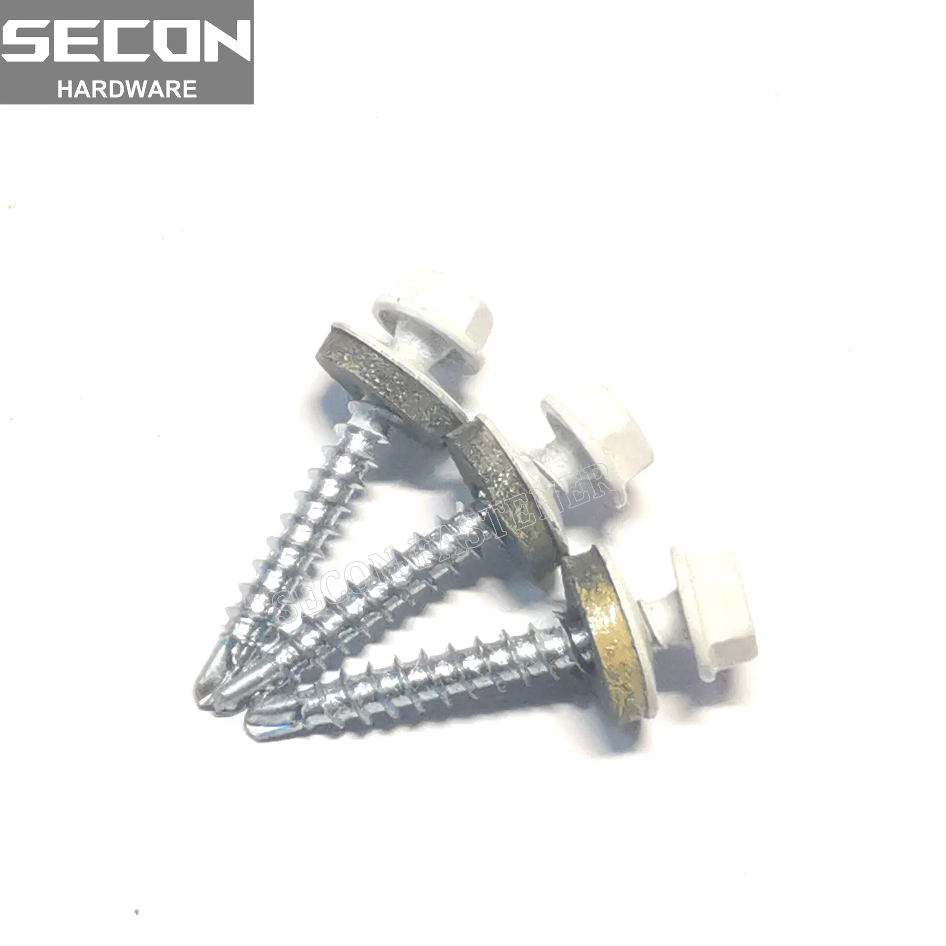 Made in China DIN 7504 Roofing Screw Uni 8117 DIN7504K Roofing Screw with Washer Pained Carbon Steel Bi-Metal Screw Self Drilling Screw