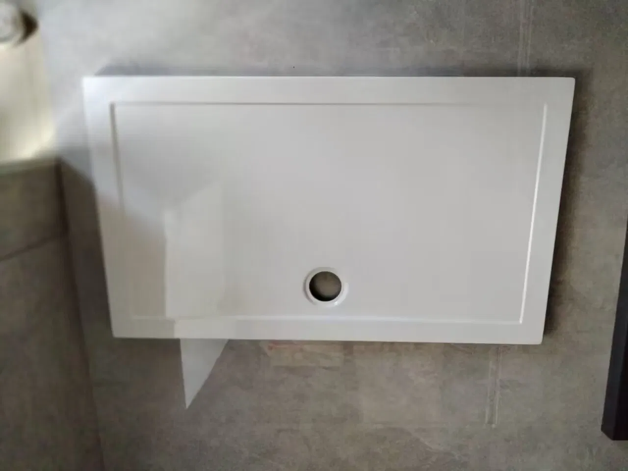 High European Quality Standard ABS Rectangle Shower Base Bathroom White Acrylic Tray