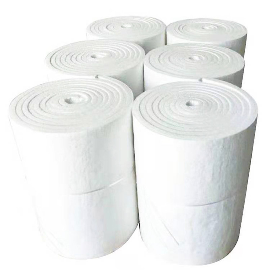 1260 1430 Pure White Thermal Insulating Fireproof Refractory Insulation Heat Resistance Ceramic Fiber Wool Cotton Insulation Blanket for Kiln Wall Lining