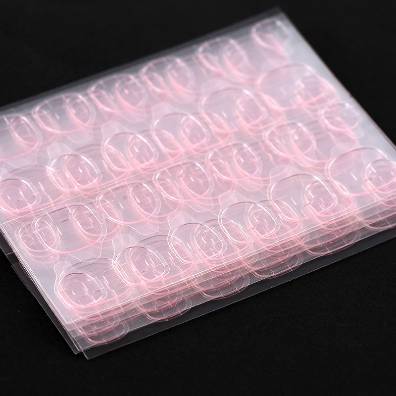 Press on Thin Double Side Jelly Nail Glue Adhesive Waterproof Tape Stickers for Manicure Fake Nail Toe Tips