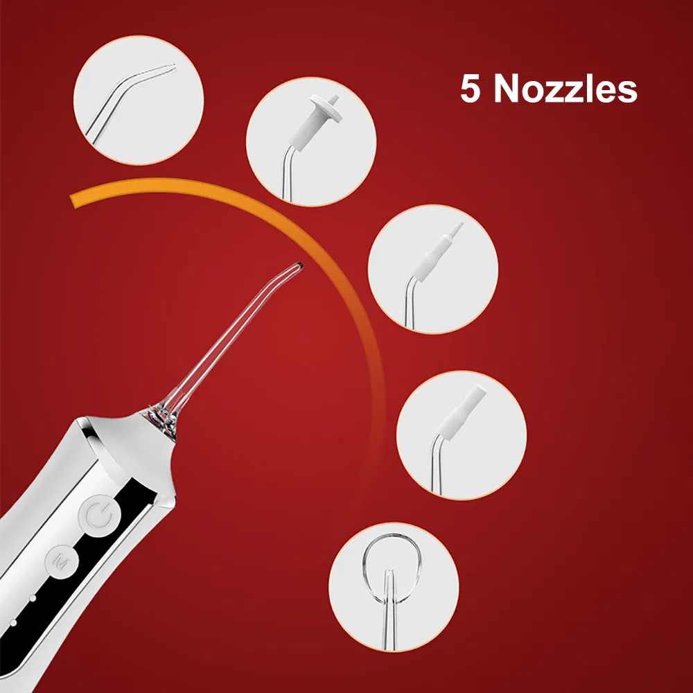 Wireless Dental Portable Oral Irrigator Tooth Cleaning Water Flosser