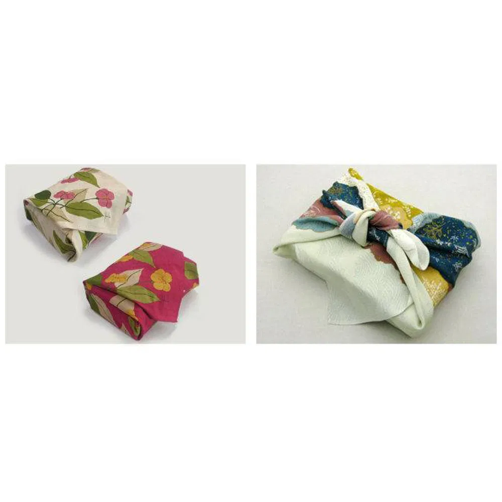 Japanese Style Classical Double Color Japanese Wrapping Cloth Furoshiki